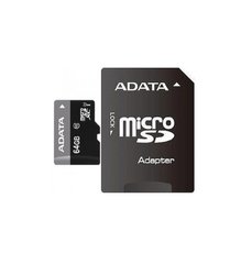 Купити Карта пам'яті A-DATA microSDXC Premier 64GB Class 10 UHS-I R-100MB/s +SD-адаптер