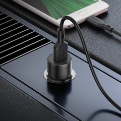 Купити Автомобільний зарядний пристрій Borofone BZ19A USB-A Black