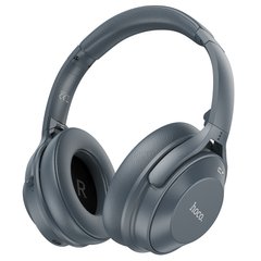 Купити Бездротові навушники Hoco W37 Sound Active Noise Reduction Bluetooth / AUX 3,5 мм Smoky Blue