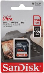 Купити Карта пам'яті SanDisk Ultra SDHC Ultra 256GB Class 10 UHS-I до 10 МБ/с R-100MB/s