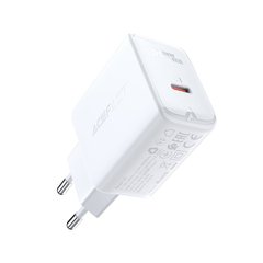 Купити Мережевий зарядний пристрій ACEFAST A1 PD20W single USB-C charger White