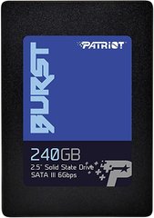 Купити Накопитель SSD Patriot Burst 240GB 2.5" SATAIII 3D TLC