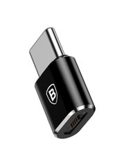 Купити USB-хаб Baseus Адаптер Baseus Micro Female To Type-C Male Adapter Converter Black