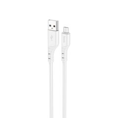 Купити Кабель Hoco X97 Crystal USB Micro 2.4 A 1m White