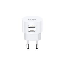Купити Сетевое зарядное устройство Usams US-CC080 T20 Dual USB White