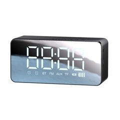 Купити Настільний годинник Usams US-YX007 Multi-functional Alarm Clock & Wireless Speaker Black - Уцінка