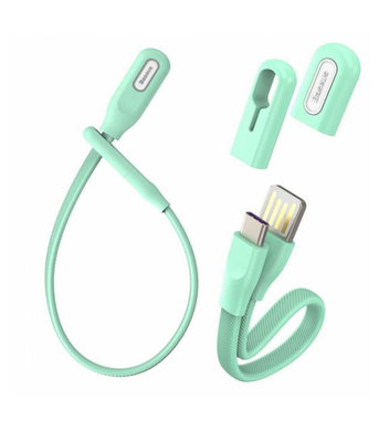 Купити Кабель Baseus Bracelet cable USB For Type-C microUSB Type-C 0,22m Green