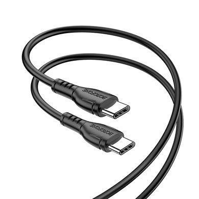 Купити Кабель BOROFONE BX51 Triumph 60W charging data cable Type-C to Type-C Black