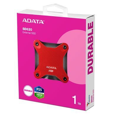 Купити Портативний SSD ADATA SD620 1TB USB 3.2 520/460Mb/s Red