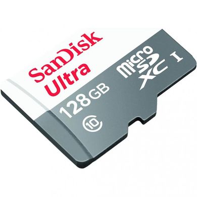 Купити Карта пам'яті SanDisk microSDHC Ultra 128Gb Class 10 UHS-I до 100 Мб/с