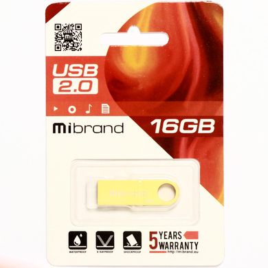 Купити Флеш-накопичувач Mibrand Puma USB2.0 16GB Gold