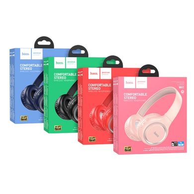 Купити Навушники Hoco W41 Charm Bluetooth / AUX 3,5 мм Pink