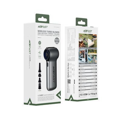 Купити Вентилятор ACEFAST YF3 powerful handheld fan Metal Grey