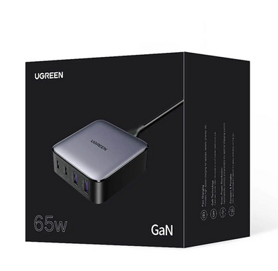 Купити Сетевое зарядное устройство UGREEN CD327 Nexode Gray