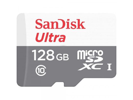 Купити Карта пам'яті SanDisk microSDHC Ultra 128Gb Class 10 UHS-I до 100 Мб/с