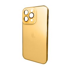 Купити Стеклянный чехол с MagSafe Apple iPhone 14 Pro Gold