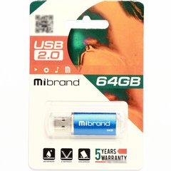 Купити Флеш-накопитель Mibrand Cougar USB2.0 64GB Blue