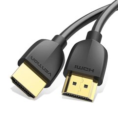 Купити Видеокабель Vention Slim HDMI to HDMI 1,5 м Black