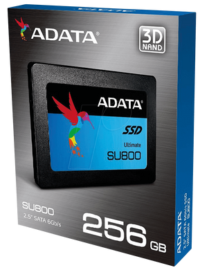 Купити Накопитель SSD A-DATA Ultimate SU800 256GB 2.5" SATAIII 3D NAND TLC