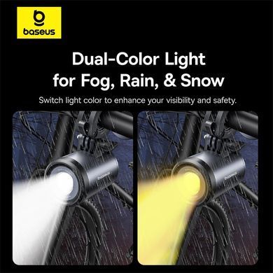 Купити Велотримач для телефона Baseus PrimeTrip Series Dual-Color Bike Light 2-in-1 Set Cosmic Black