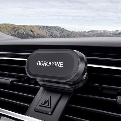 Купити Держатель Borofone Graceful in-car phone holder for center console, magnetic Black