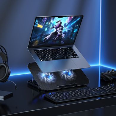 Купити Підставка для ноутбука HOCO GA4 Jade laptop cooling stand Black