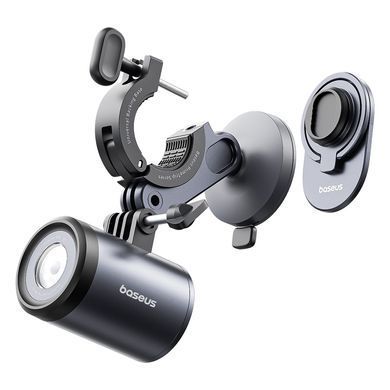 Купити Велотримач для телефона Baseus PrimeTrip Series Dual-Color Bike Light 2-in-1 Set Cosmic Black