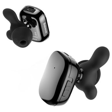 Купити Бездротові навушники Baseus TWS W02 Bluetooth Black