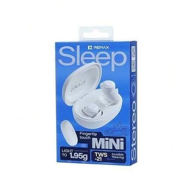 Купити Бездротові навушники REMAX Sleep True Wireless Stereo Music Call Earphones TWS-21" Beige