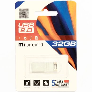 Купити Флеш-накопичувач Mibrand Chameleon USB2.0 32GB Silver