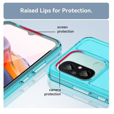 Купити Прозрачный чехол Cosmic Xiaomi Redmi 12C Transparent Blue