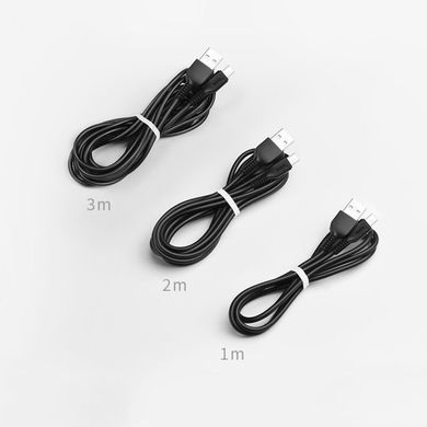 Купити Кабель HOCO X20 USB to Micro 2.4A, 1m, PVC, TPE connectors, Black