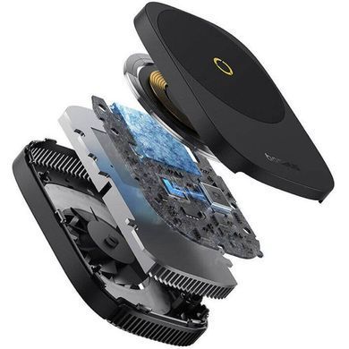 Купити Беспроводное зарядное устройство с кулером для мобильного Baseus MagPro II Series Ultra-Thin Magnetic Phone Cooler (with Wireless Charger) Cosmic Black