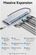 Хаб Vention Multi-function USB-C to HDMIVGAUSB-C Gen 1USB 3.0x2USB 2.0RJ45SDTFTRRS 3.5mmPD Docking Station 0.25m