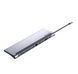 Хаб Vention Multi-function USB-C to HDMIVGAUSB-C Gen 1USB 3.0x2USB 2.0RJ45SDTFTRRS 3.5mmPD Docking Station 0.25m