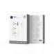 Мережевий подовжувач WIWU 30W Cube Multiple Function GaN Power Strip 1C3A+3 sockets Wi-S005 EU White