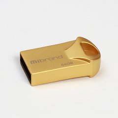 Купити Флеш-накопичувач Mibrand Hawk USB2.0 64GB Gold
