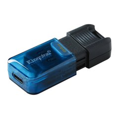 Купити Флеш-накопитель Kingston DT80M USB3.2/USB Type-C 64GB Black/Blue