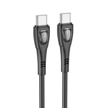 Купити Кабель BOROFONE BX98 Type-C to Type-C Superior 60W charging data cable Black