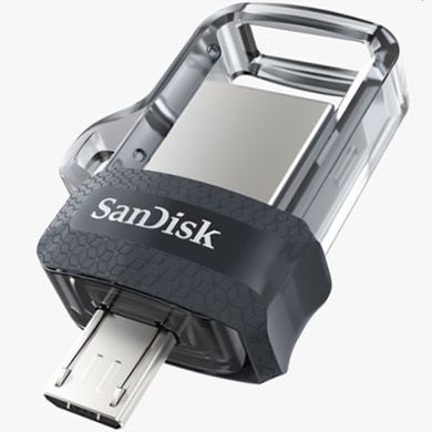 Купити Флеш-накопитель SanDisk USB3.0/microUSB Ultra Dual 16GB OTG Silver-Black