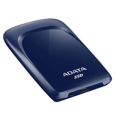 Купити Портативный SSD A-DATA SC680 480GB Portable USB 3.2 Type-C 3D NAND TLC Blue