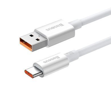 Купити Кабель Baseus Superior Series Fast Charging Data Cable USB to Type-C 100W 1m Moon White