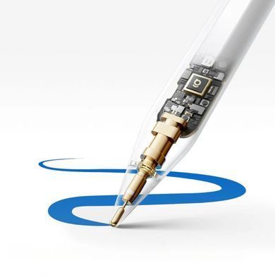 Купити Стилус Baseus Smooth Writing PS3 Pro 360&deg; Touch Operation Wired Charging Stylus Moon White (With Type-C*1 Cable and Tip*1)