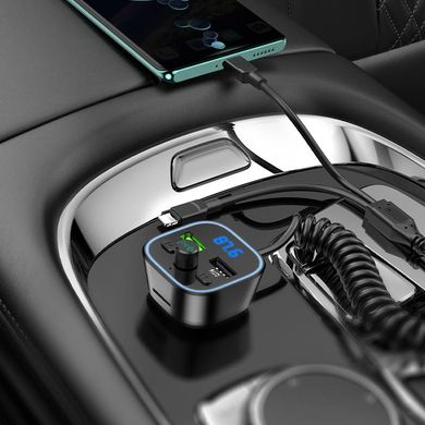 Купити Автомобільний зарядний пристрій Borofone BC45 2 × USB Black