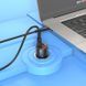 Автомобильное зарядное устройство BOROFONE BZ20A Smart 83W dual port PD65W+QC3.0 car charger Transparent Black