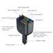 АЗП з FM-модулятором WUW-C237 black