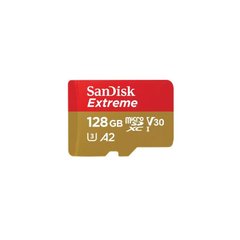 Купити Карта памяти SanDisk microSDXC Extreme 128Gb Class 10 UHS-I (U3) V30 A2 W-90MB/s