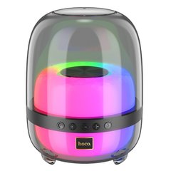 Купити Портативная колонка Hoco BS58 Crystal colorful luminous BT speaker Magic Black Night