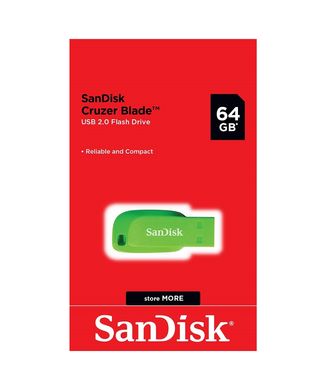 Купити Флеш-накопичувач SanDisk Cruzer Blade USB2.0 64GB Green