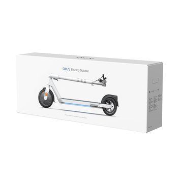 Купити Електросамокат OKAI ES20-NEON White 9", 300(600)W, 9.8Ah, 40km, 25km\h, 20%, NFC, App, 16kg